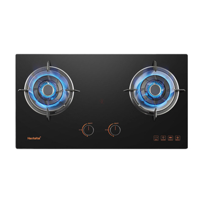 Haotaitai家用燃气灶JZT-X401 5.2kW大火力防爆钢化面板可拆洗保洁炉头聚能隔热炉架铜火盖红点防烫天然气