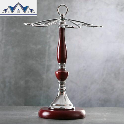 红酒杯架倒挂高脚杯家用创意实木欧式悬挂酒柜摆件酒架 三维工匠收纳层架