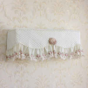 家柏饰(CORATED)室内卧室空调罩挂机空调套挂式1.5p匹防尘罩全包欧式 似水柔情-米 挂式1-1.5P松紧均码