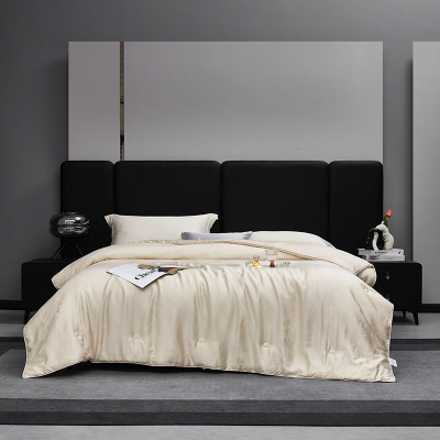 梦洁家纺 60天丝提花纤维蚕丝复合四季被:银海生花