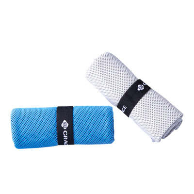 洁丽雅毛巾1条装100*30cm凉感运动毛巾健身房男女成人速干吸汗跑步手腕面巾230193D(颜色随机)