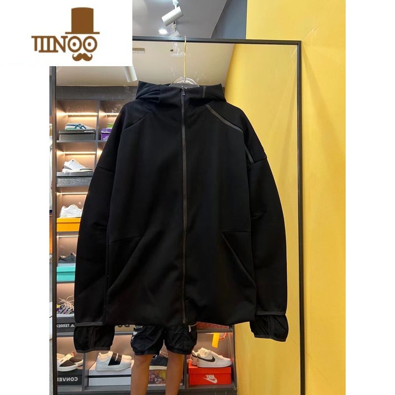 YANXU精小伙外套男秋季新款百搭潮牌运动男女连帽上衣学生休闲夹克潮