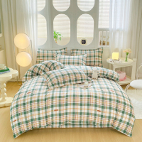 雅鹿云柔磨毛四件套