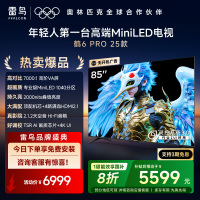 鹤6 PRO 25款 85英寸电视 MiniLED高阶分区超288Hz高刷 游戏电视机85S595C Pro