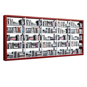 慧采云 钢制书架学校图书馆书店书籍室阅览室单面书架资料架单面一列五组