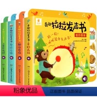 [全4册]奇趣拉拉发声书 [正版]宝宝拉拉发声书 0-1-2到3岁婴幼儿启蒙认知早教书 奇趣点读发声书宝宝书籍有声绘本撕