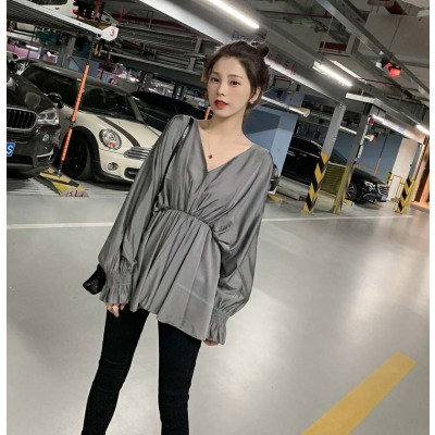 语娄大码女装春秋胖妹妹显瘦心机两件套装洋气减龄胖MM宽松遮肚子上衣2021大码女装
