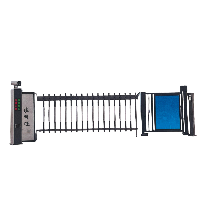 诚智旺 空降道闸车牌识别 单机带电动小门/套
