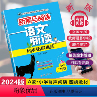 [1课1练]语文同步阅读A版 小学二年级 [正版]2024新版新黑马阅读语文阅读同步拓展训练A版小学二年级通用小学生2年