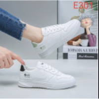 秋季新款透气ins韩版皮面鞋女学生街拍跑步运动休闲鞋