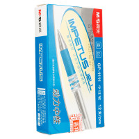 晨光 M&G 拔帽中性笔 GP-1111 0.7mm (蓝色) 12支/盒 盒