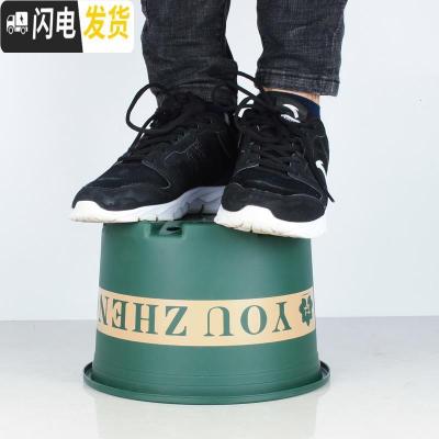 三维工匠塑料矮胖新加仑花盆绿萝月季多肉大口径加厚小加仑盆 高款(绿色)5加仑[10个装]10送2 不含托花盆容器