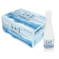 1+T 天然苏打水 380ml*12瓶/箱