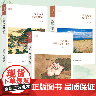 [3册]三教归一:佛教与道教 、儒教+明清时期佛教+藏传佛教史 书籍