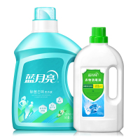 蓝月亮 深层洁净除菌去味洗衣液 除菌99.9% 去除异味 活力橙花香 洗衣液2kg瓶+衣物消毒液1kg瓶