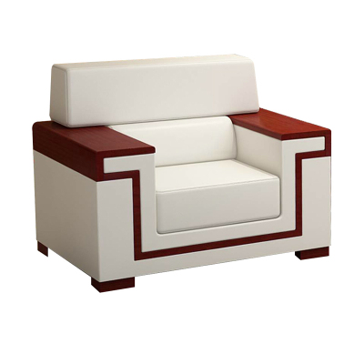 迅迈 办公家具会议沙发 皮质贵宾接待会客厅室沙发 单人位