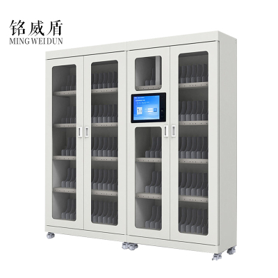 铭威盾智能档案柜人脸识别RFID文件柜刷卡远控自动存取盘点文件交互柜智能档案柜主副一体