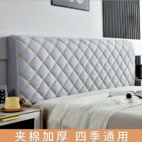 厂家床头套罩高级感木床靠背加厚软包全包通用防尘罩防尘罩