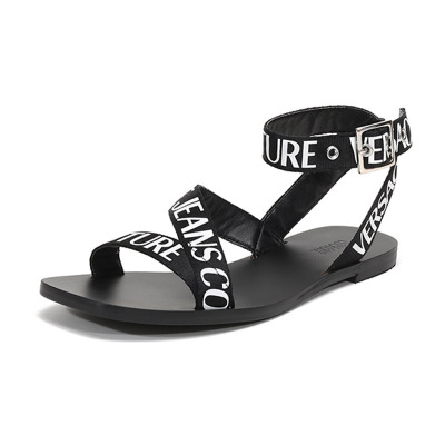 VERSACEJEANSCOUTURE范思哲女士织物平底凉鞋E0VVBS5785064