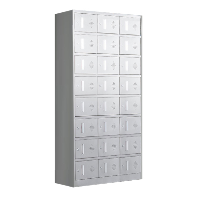 缑氏不锈钢更衣柜员工衣柜储物柜更衣室储物柜304二十四门储物柜