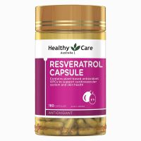 Healthy Care hc白藜芦醇胶囊葡萄籽花青素180粒