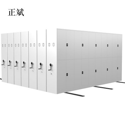 正斌密集架档案室密集柜移动手摇式电动智能钢制档案架财务凭证文件柜每立方