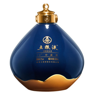 五粮液珍藏酒日月生辉70度500ml*1瓶浓香型白酒坛装礼盒