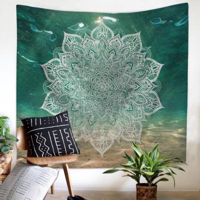 家柏饰(CORATED)印度水下曼达拉手掌法蒂玛挂毯墙壁装饰挂布壁面遮挡背景布桌布图一150高*200