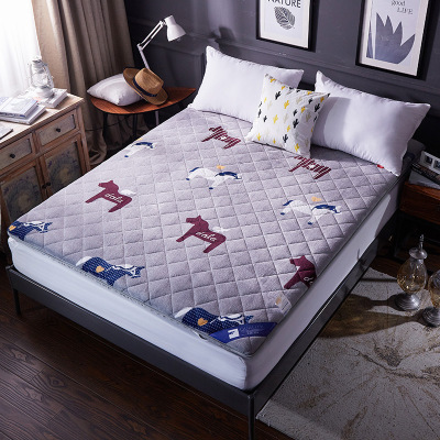 榻榻米床垫子1.5m褥垫1.2米1.8m床防滑床褥子保暖加厚法兰绒床垫