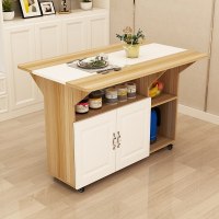 折叠桌用长方形餐桌小户型简约多功能可伸缩移动折叠吃饭桌