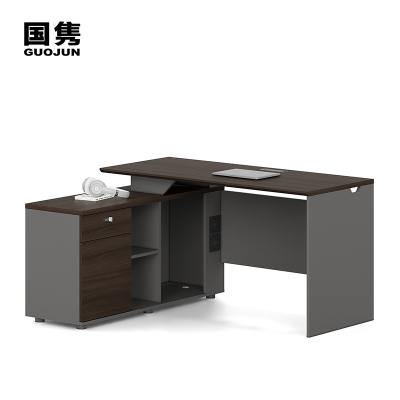 国隽 带副台办公桌 1400*1200*750mm(张)