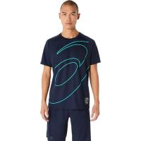 Asics/亚瑟士男士运动速干半袖T恤透气跑步训练比赛干爽体能提升