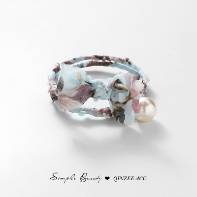 盘发神器造型器半丸子头懒人发饰花苞头蓬松头饰洛滑女发夹后脑勺浅蓝