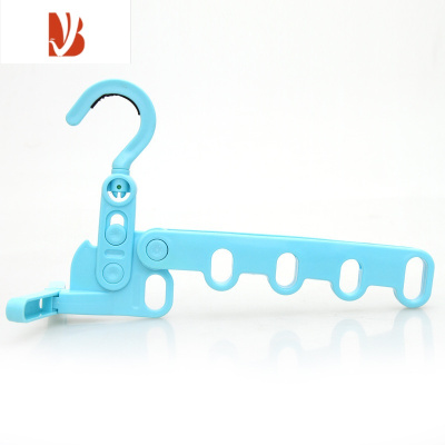 三维工匠晾晒挂衣架子旅行可折叠晾衣架宿舍用学生便携多旅游出差器