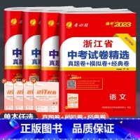语文 浙江省 [正版]2023新版春雨教育浙江省中考试卷精选语文英语数学科学历史与社会道德与法治考必胜38套初三练习册浙