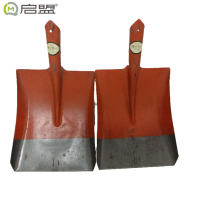 启盟 铁锹带锹柄小号方头锹23cm QM-80072把