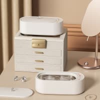 苏宁宜品&苏小嘿超声波清洗机家用洗眼镜机隐形眼镜清洗器牙套首饰清洁盒