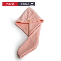 干发帽女吸水网红抖音速干帽包头双层洗头发帽加厚干湿浴帽 三维工匠 单层加厚米白色1条