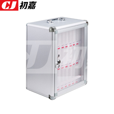 初嘉(CJ)手机保管箱壁挂式存放柜带锁手机柜保管柜寄存箱手机箱 24位