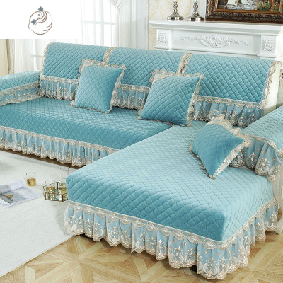 冬季毛绒沙发垫布艺简约现代客厅欧式防滑坐垫四季通用可定做垫子舒适主义