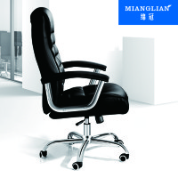 绵冠MIANGUAN电脑椅办公椅老板椅升降椅转椅职员办公椅皮艺椅子