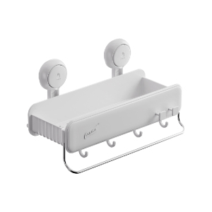 太力免打孔吸盘抹布洗碗海绵厨房置物架多功能收纳水槽沥水架壁挂