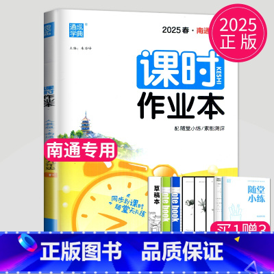 数学 九年级下 人教南通专用版 九年级/初中三年级 [正版]2024课时作业本九年级下册上册数学语文英语物理化学九下全套