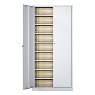 鑫升顺收纳柜财务档案柜资料柜加厚文件柜办公室带锁铁皮柜凭证柜九层