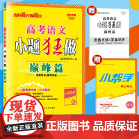 2025新高考版 恩波教育小题狂做 高考语文巅峰篇 全国卷 高三一二轮复习攻略真题复习重难突破自主提优小卷资料 南京大学