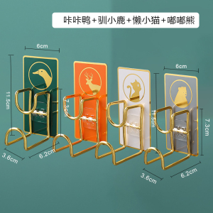[补贴10%]免打孔浴室脸盆架壁挂盆子收纳架卫生间挂钩厨房墙壁置物架家用