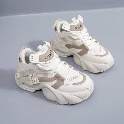 ins韩版新款老爹鞋女秋季跑步鞋休闲鞋厚底鞋