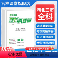名校课堂期末真题卷语文 七年级下 [正版]湖北三市专版期末真题卷精编七年级上册试卷全套八年级下册测试卷初中复习资料初一二