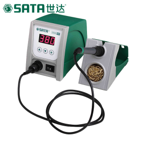 世达(SATA)02003工业级智能无铅焊台 可调温电烙铁数显电焊台 90W 1个