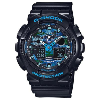 CASIO 卡西欧手表Casio男士时尚三针计时运动休闲腕表代购GA100CB-1A